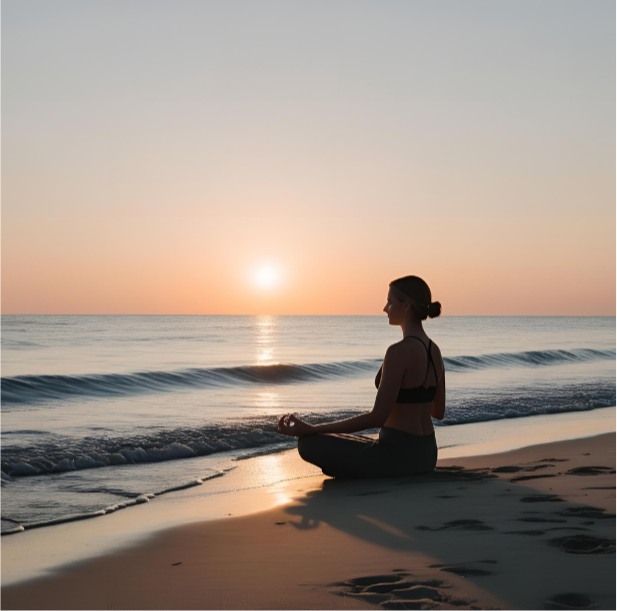 스트래스 해소를 위해 명상