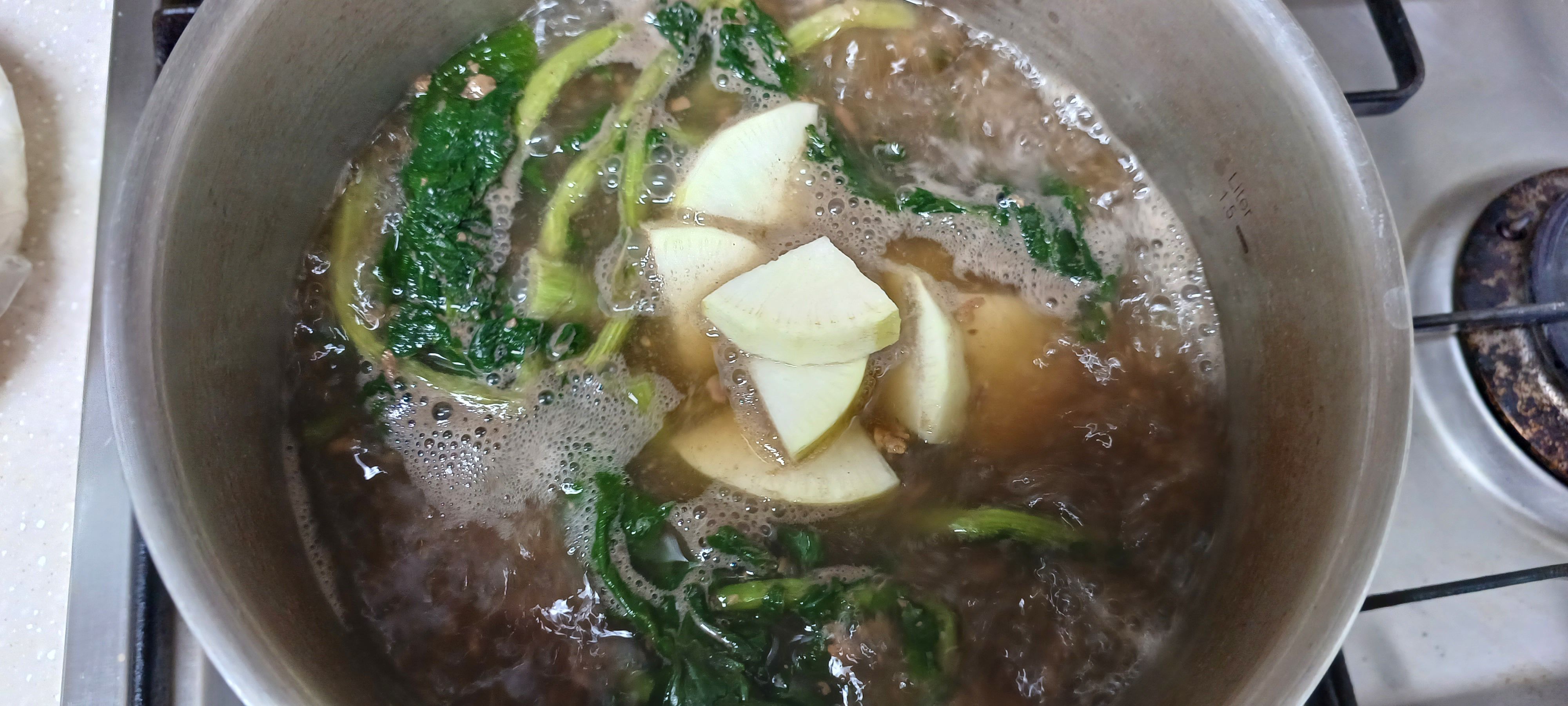 무청과 무 넣기