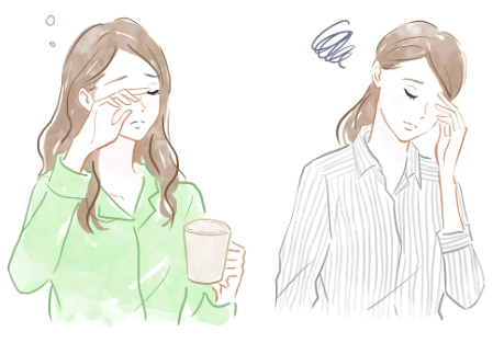 스트레스 받는 여성