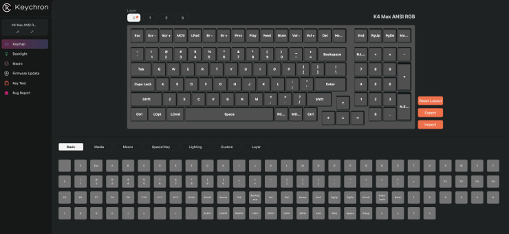 키크론 K4 Pro Max 키보드 VIA