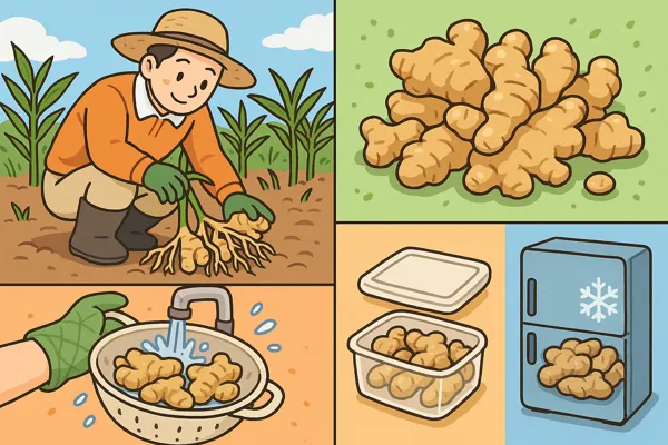 생강 수확 시기 및 보관 방법13
