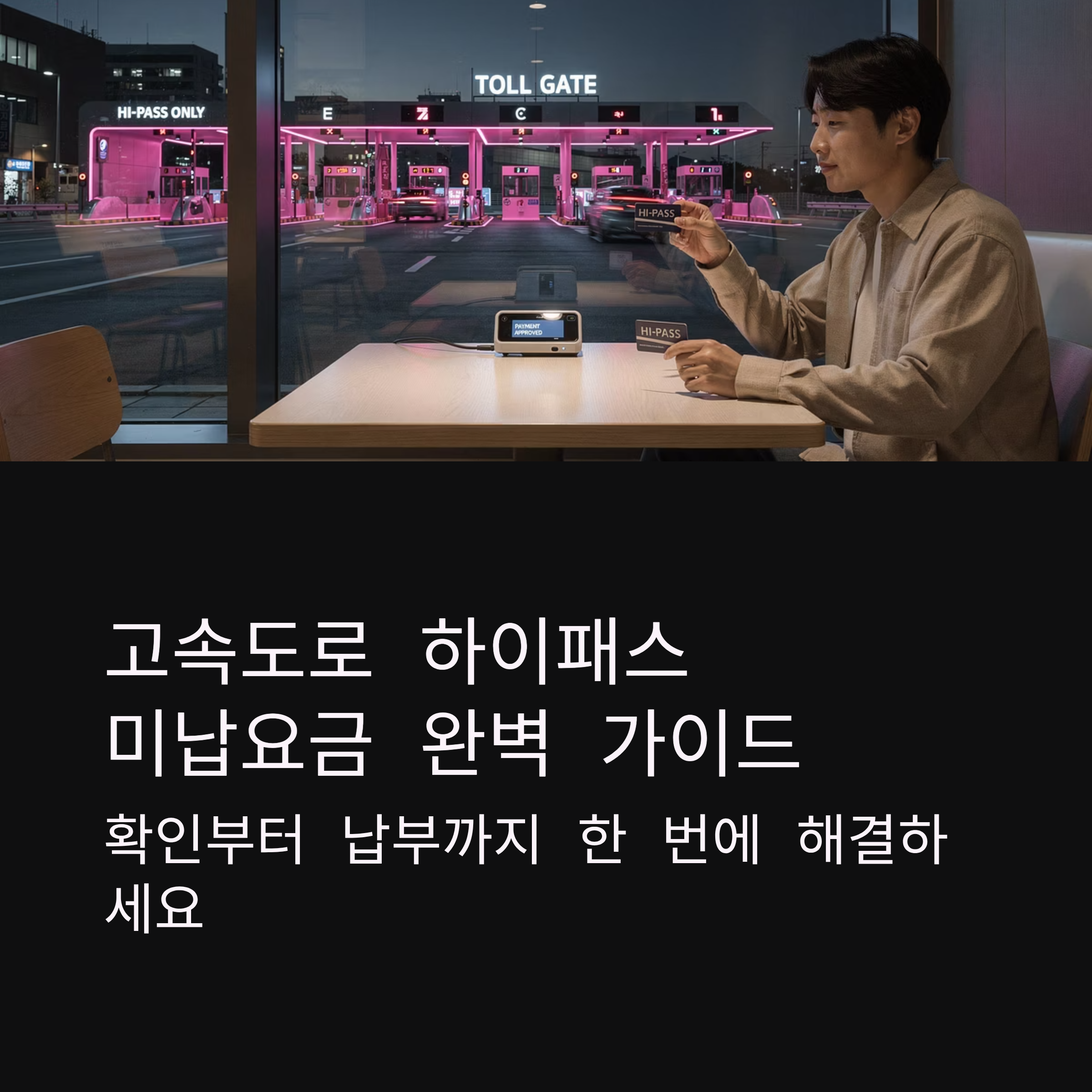 고속도로 하이패스 미납