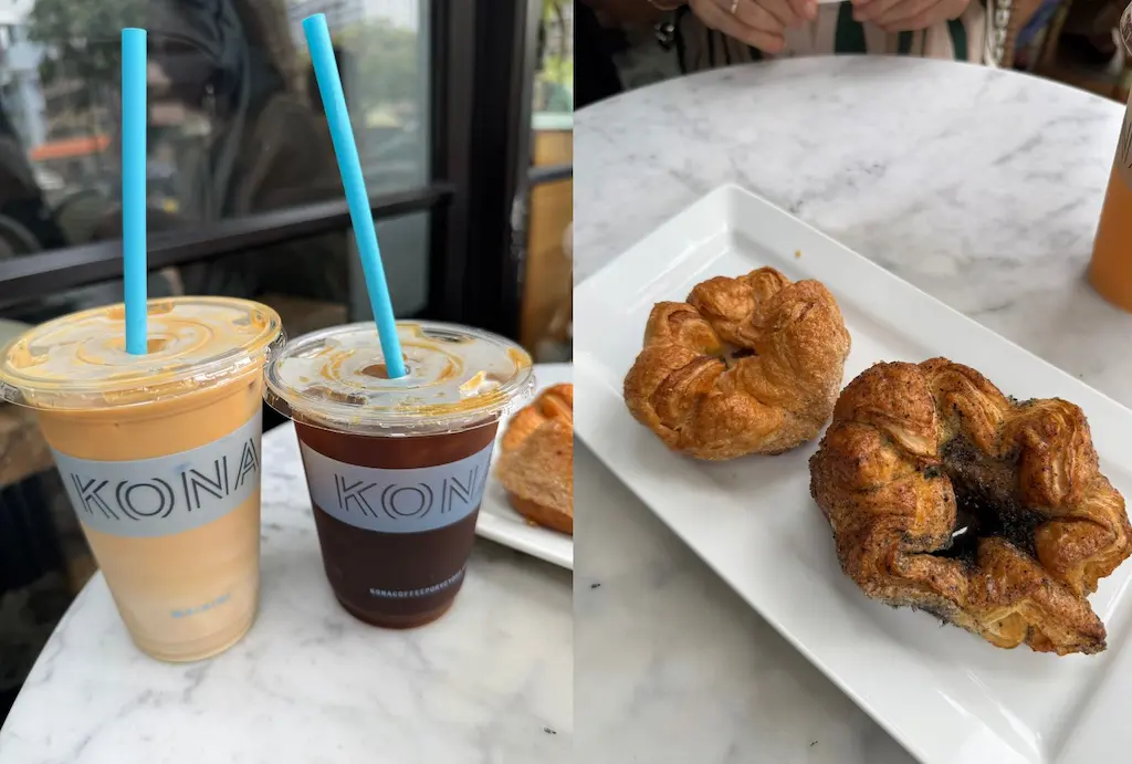 코나커피 라떼와 콜드브루, 퀸아망