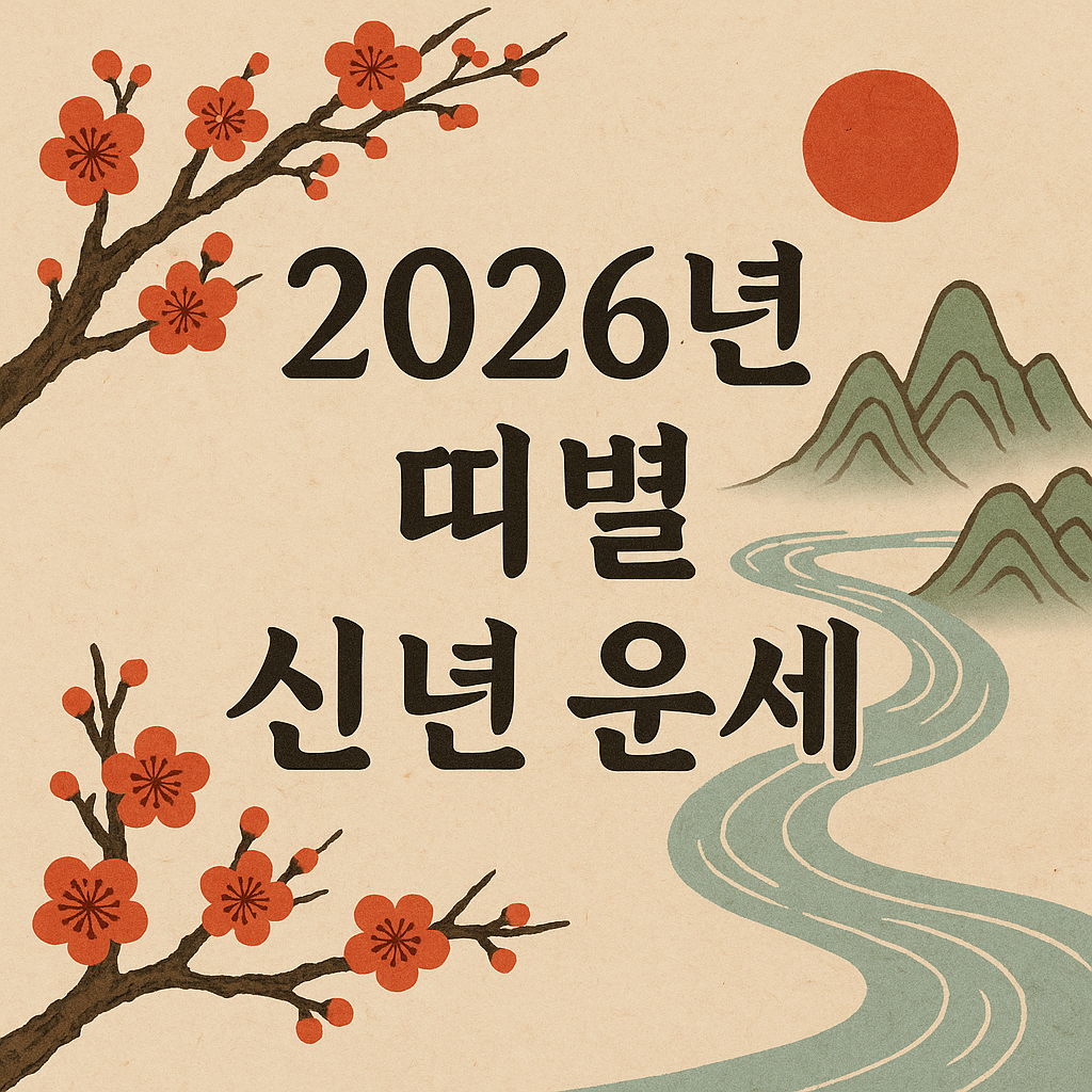 2026년 말띠 운세 - 사진