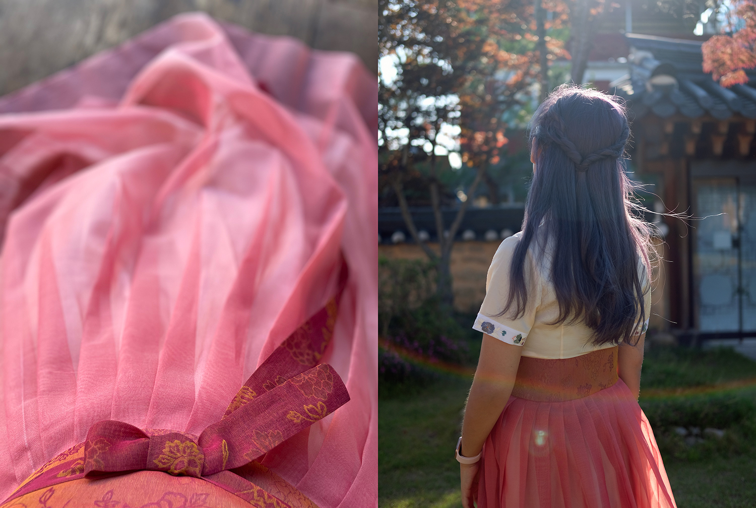 남원예촌 한옥 숙소에 잘 어울리는 한복 연출 사진