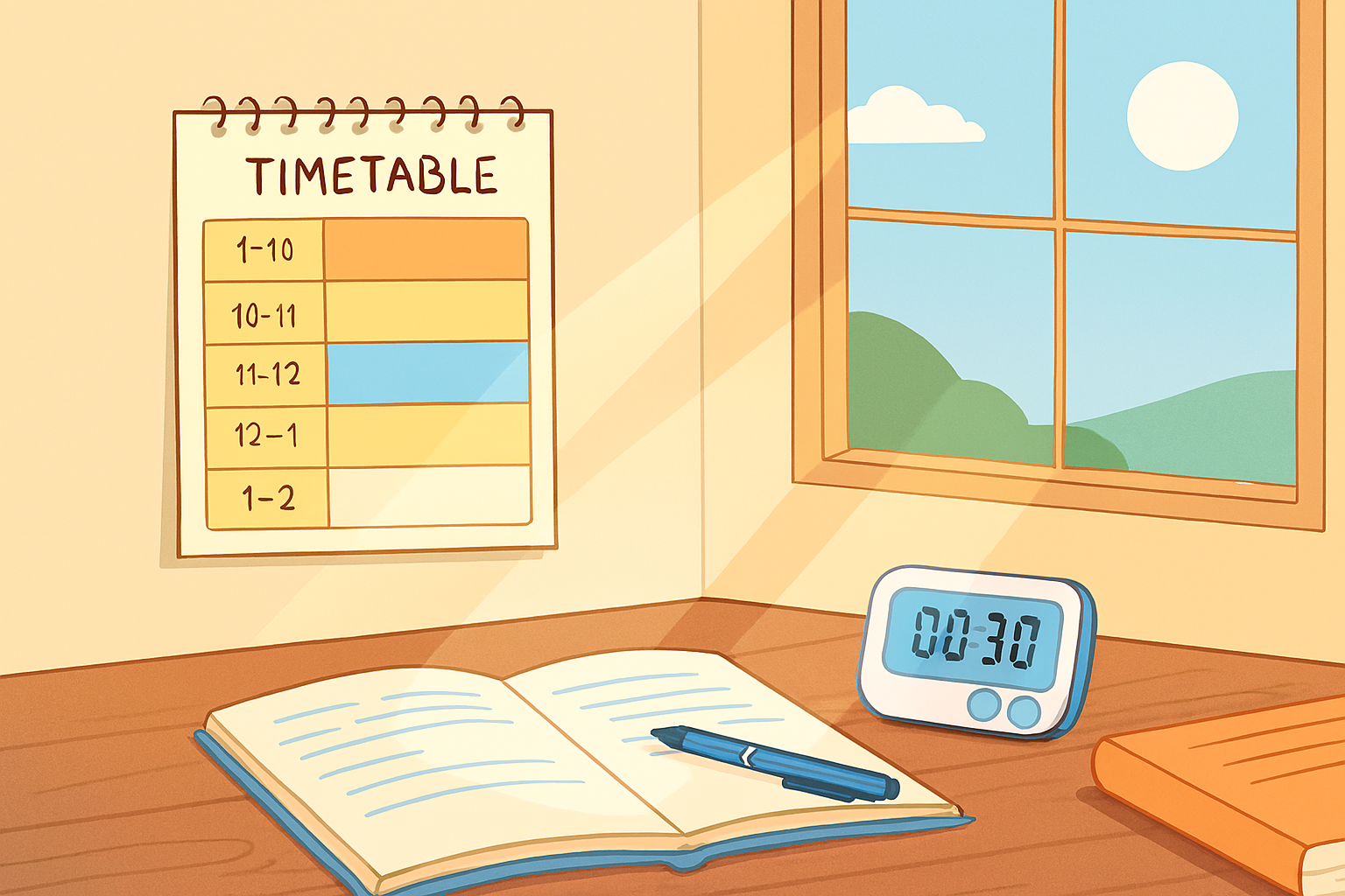 공부 성과를 만드는 하루 시간 구조의 차이