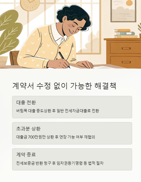 계약서 수정 없이 가능한 해결책