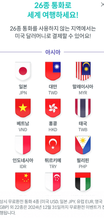 트래블로그카드 푸꾸옥 필수준비물 적용지역