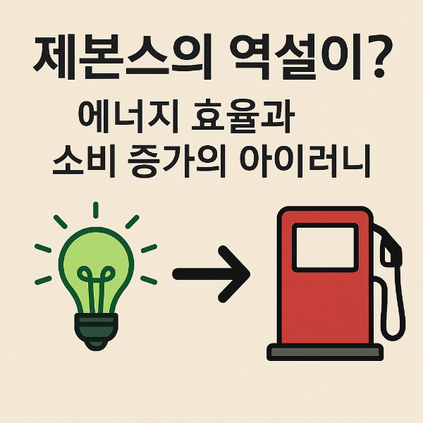 제본스의 역설: 에너지 효율이 높아질수록 소비가 늘어나는 이유