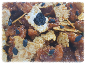 단양흑마늘누룽지닭강정