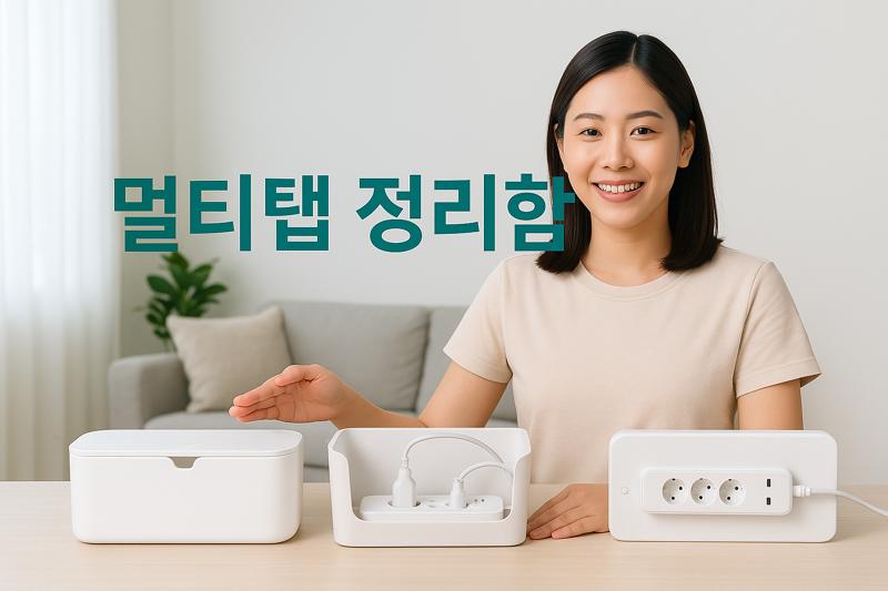 멀티탭 정리함, 어떤 게 진짜 편하고 깔끔할까?