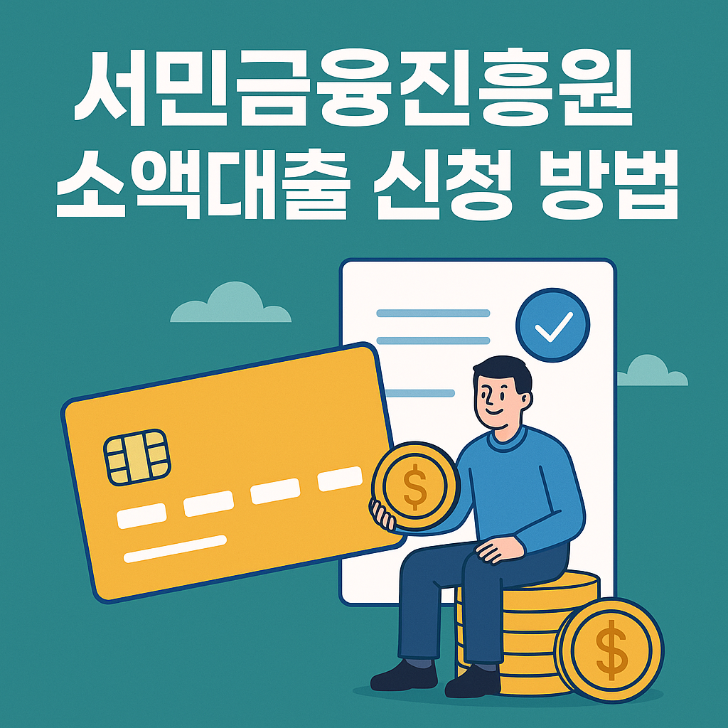 2025 서민금융진흥원 소액대출 신청 방법 총정리