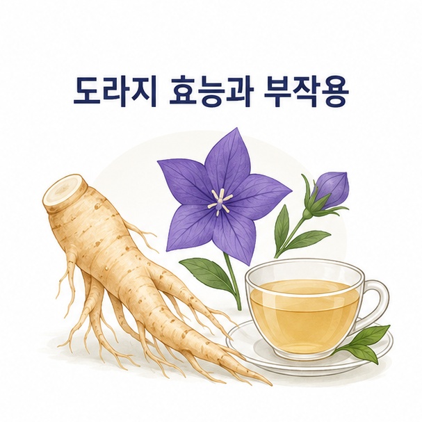 도라지 효능과 부작용 정리