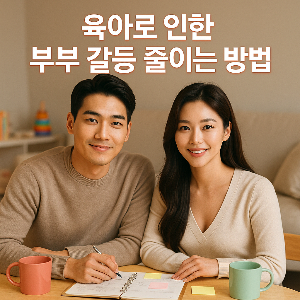 육아로 인한 부부 갈등 줄이는 방법