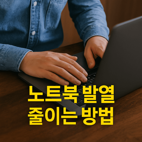 노트북 발열 줄이는 방법 썸네일