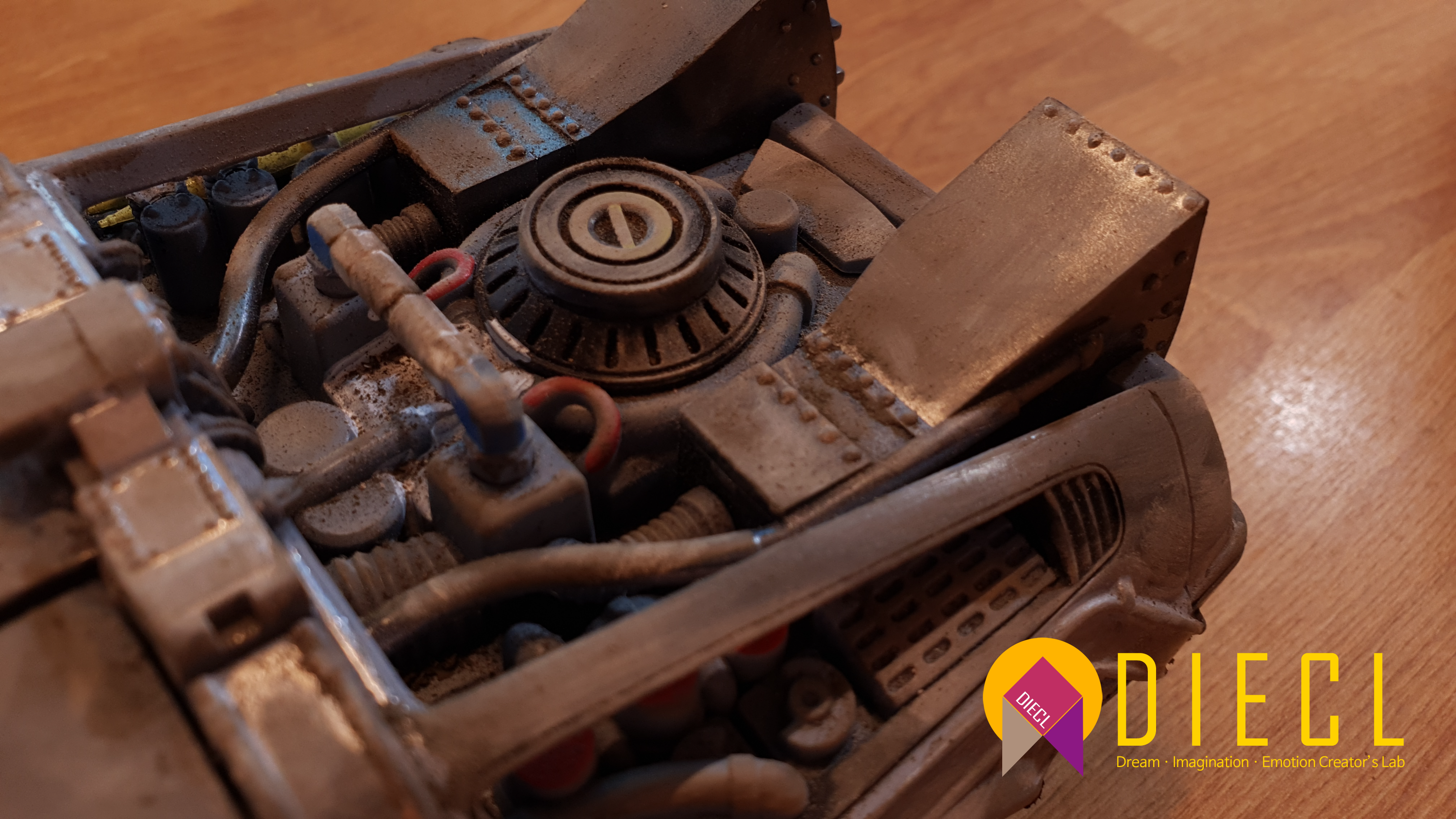 NECA Delorean, Back to the future, BTTF, Polishing, Detail Up, 백투더퓨처, 드로리안, 웨더링, Weathering, 타미야 에나멜