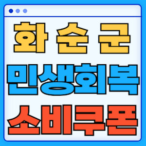 전라남도 화순군 민생회복 소비쿠폰 지원금 농어촌 인구감소지역 혜택 신청방법 신청기간 사용처
