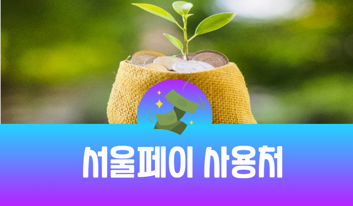 서울페이 사용처