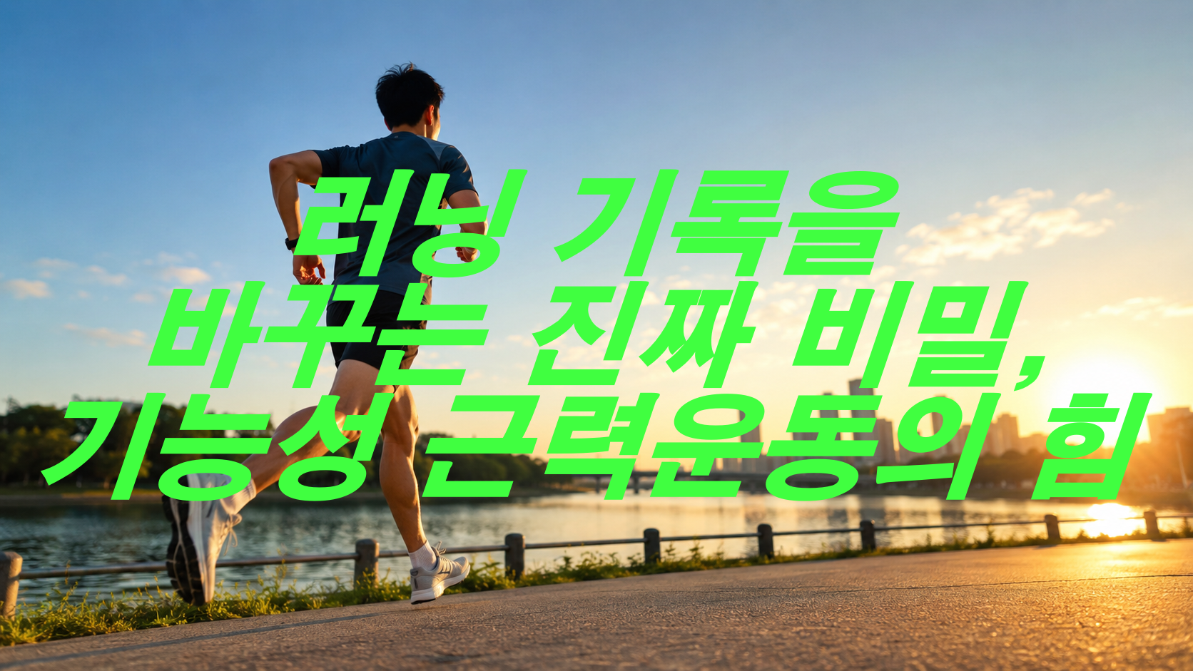 러닝 기록을 바꾸는 진짜 비밀, 기능성 근력운동의 힘