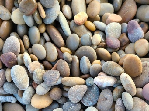 해수욕장의 몽돌