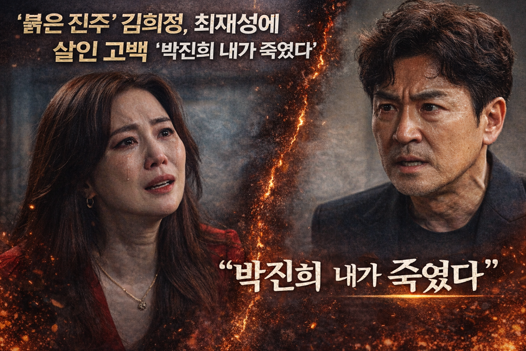 붉은 진주 김희정 충격 고백, 박진희 살인 진실 공개