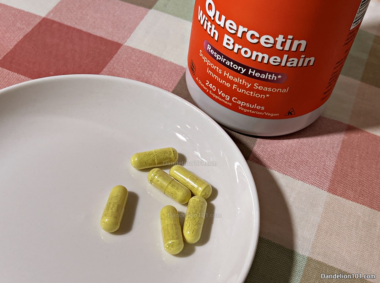 나우푸드 브로멜라인 함유 퀘르세틴 캡슐 사진