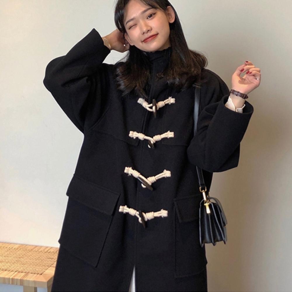 여자 오버핏 떡볶이 코트 DS-OT047