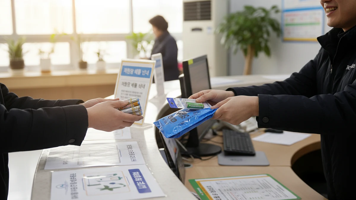 폐건전지수거함