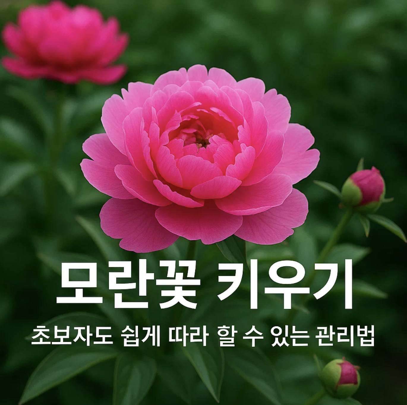 모란꽃 키우기 초보자도 쉽게 따라 할 수 있는 관리법