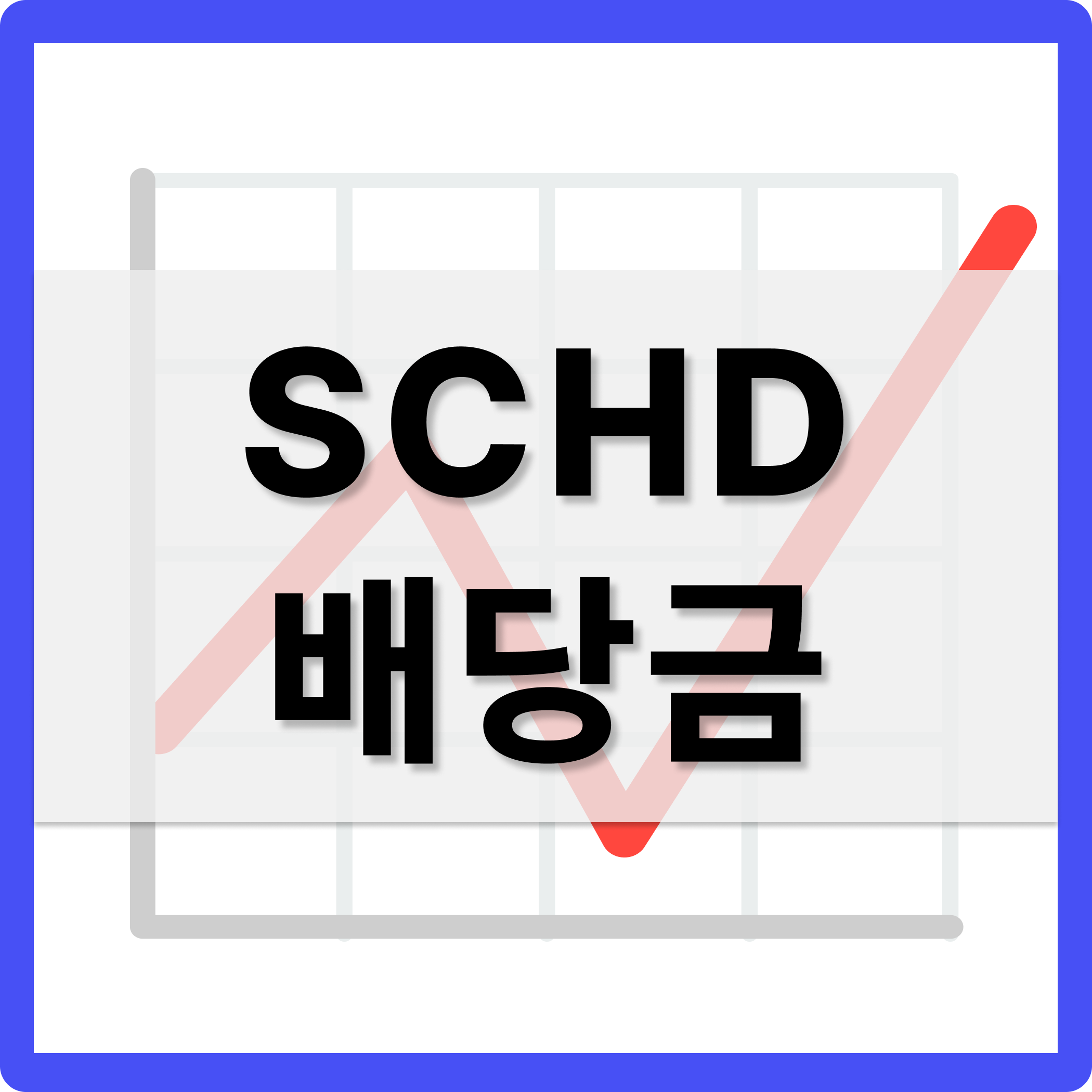 미국 배당 ETF SCHD 관한 사진