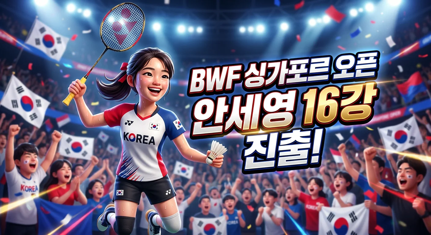 BWF 싱가포르 오픈 2026 안세영 16강 일정과 32강 결과, 상대 쑹숴윈 정리