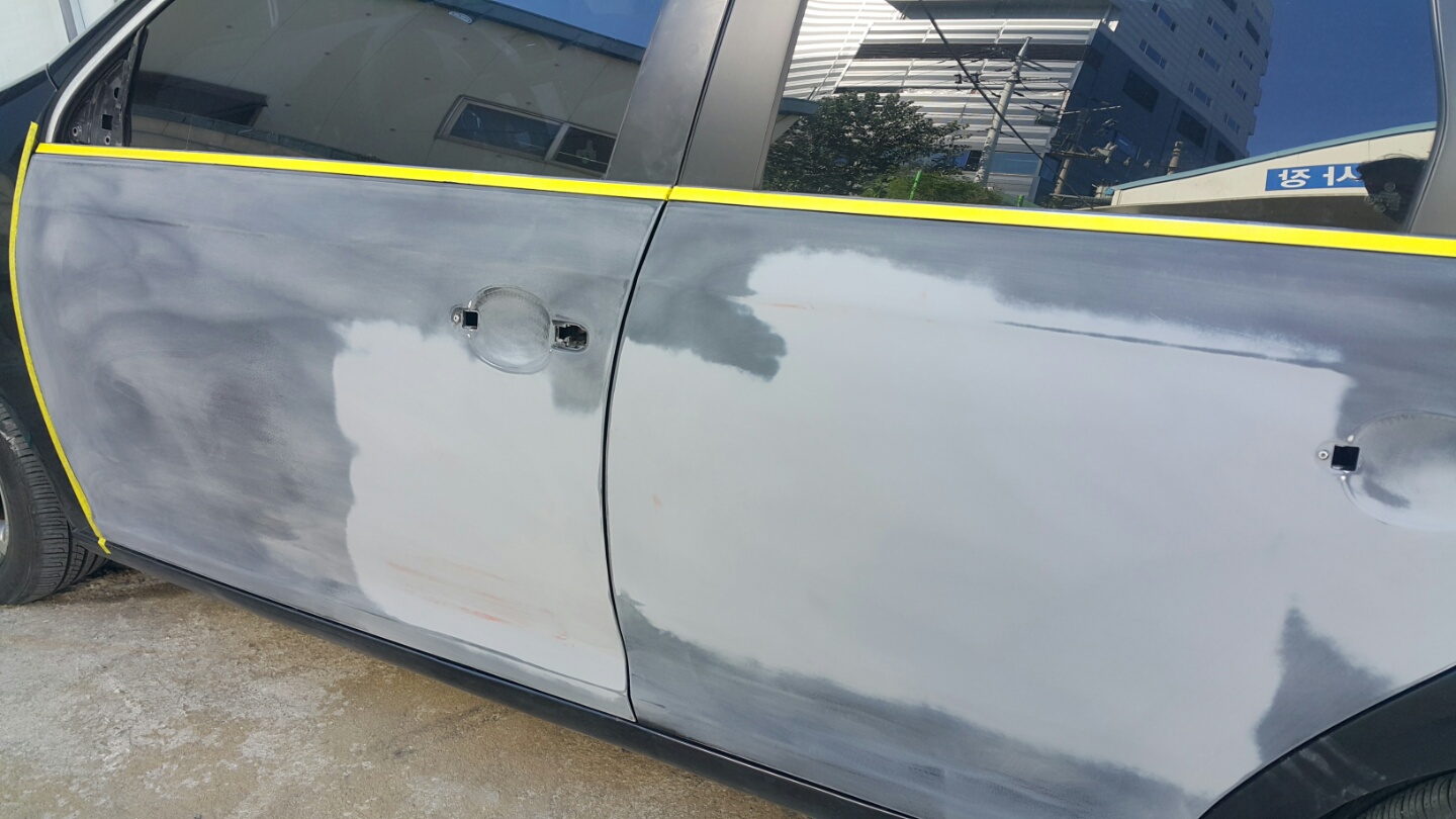 판금도색 과정 사진