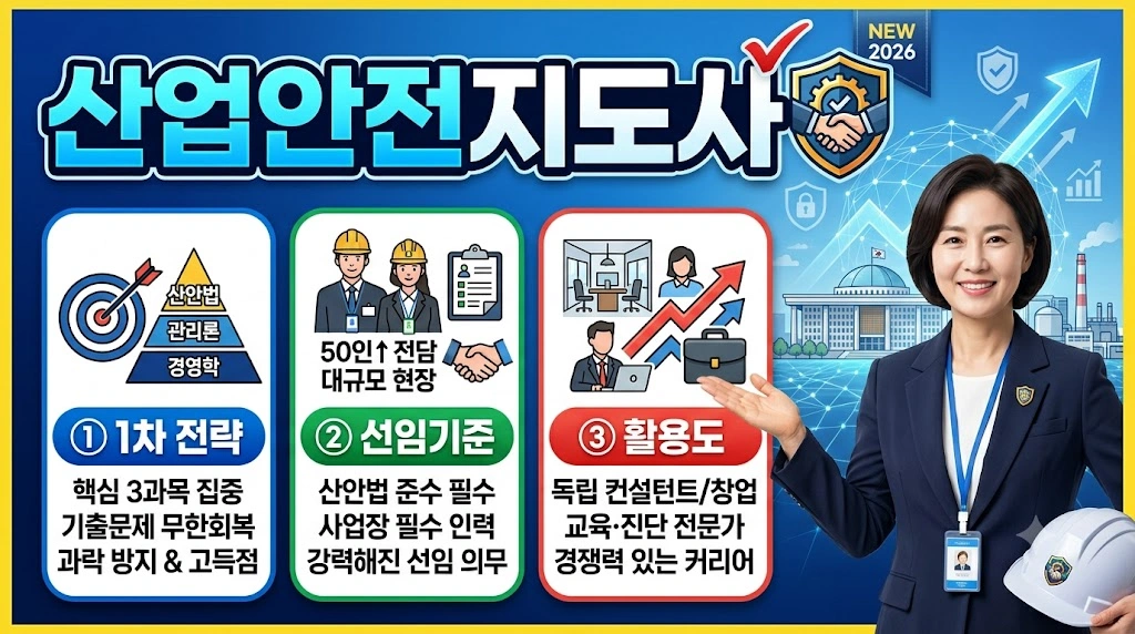 산업안전지도사 (1차전략, 선임기준, 활용도)