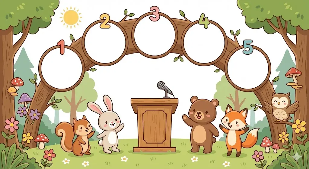 AI 활용 말하기 순서판 및 역할 배지 제작