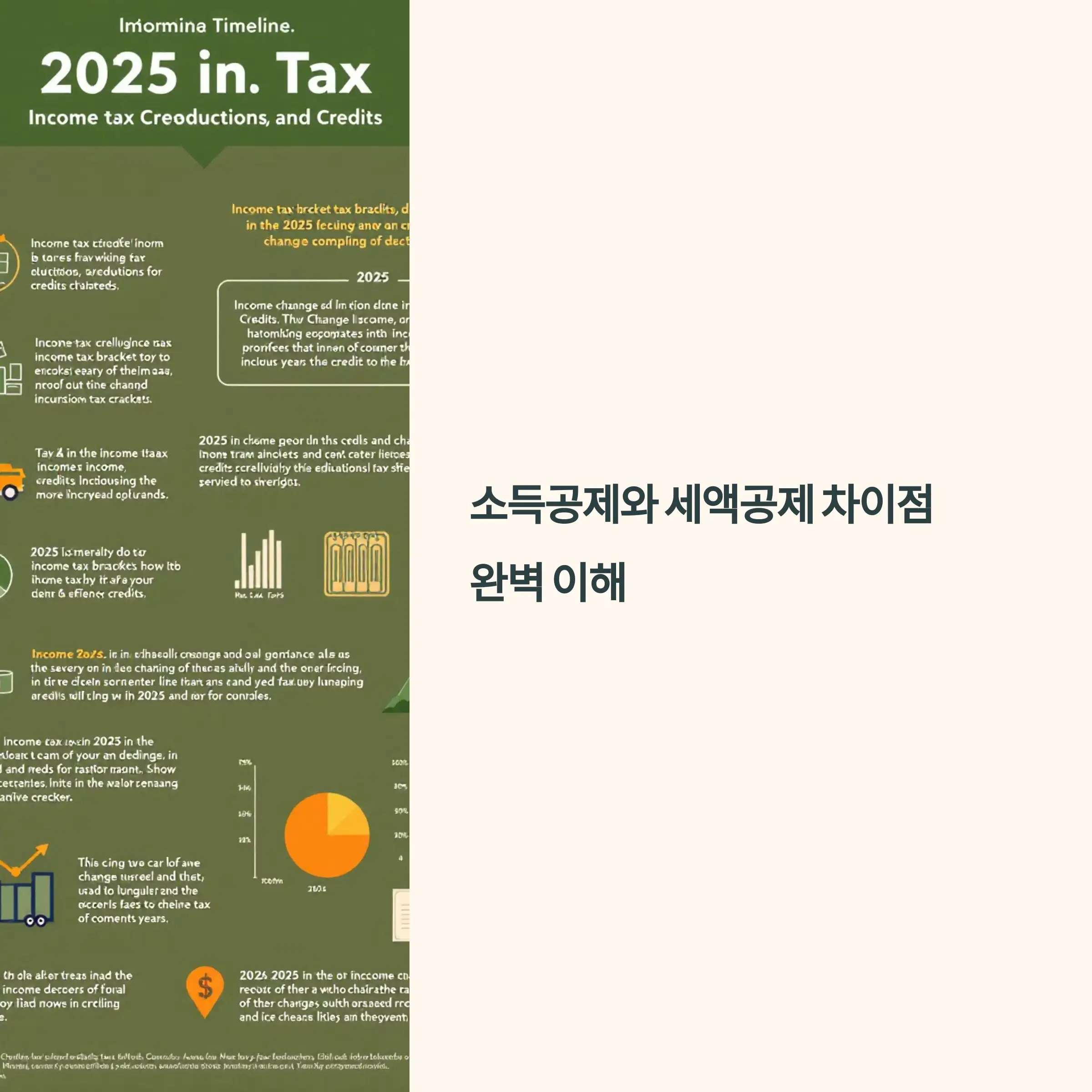 세액공제와 소득공제의 차이점 완벽 정리