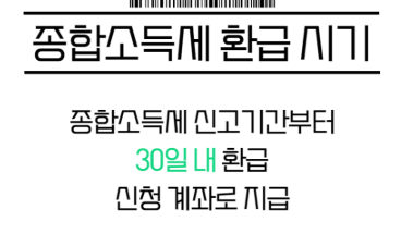 종소세환급