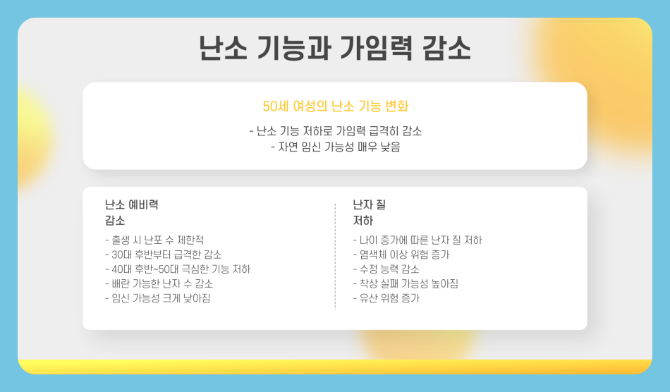 50세 임신 가능성 가임기 여성 배란일, 자연 임신 가능할까?