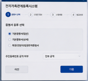 기본증명서 발급 시 주의해야 할 점