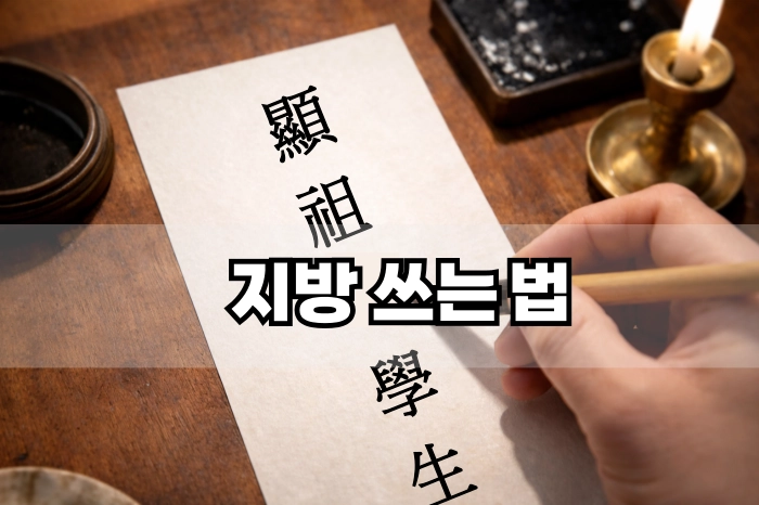 지방 쓰는 법