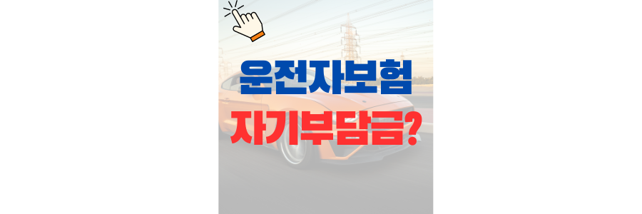 운전자보험과 자기부담금 20% 가이드