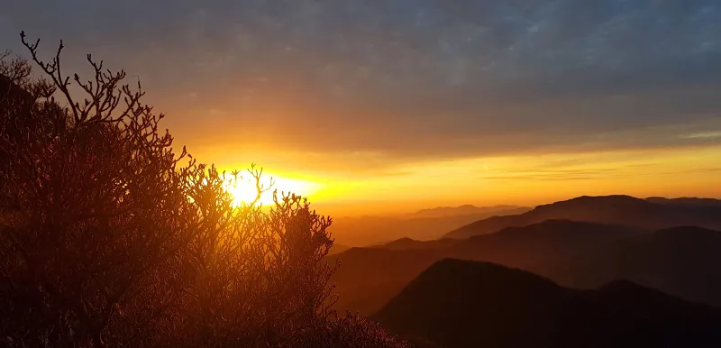 울산 가지산 일출