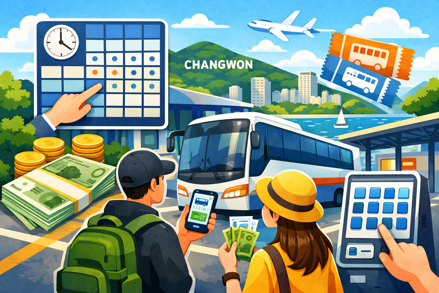 창원 시외버스 타는 법, 시간표 확인, 요금, 예매까지 완벽 가이드 관련 사진