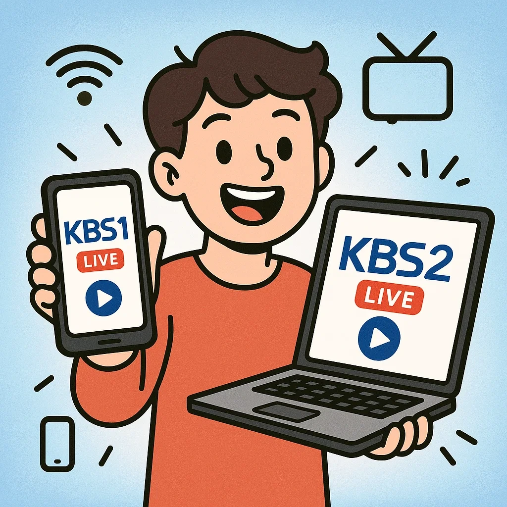 KBS 실시간 TV 시청 가능한 방법은?