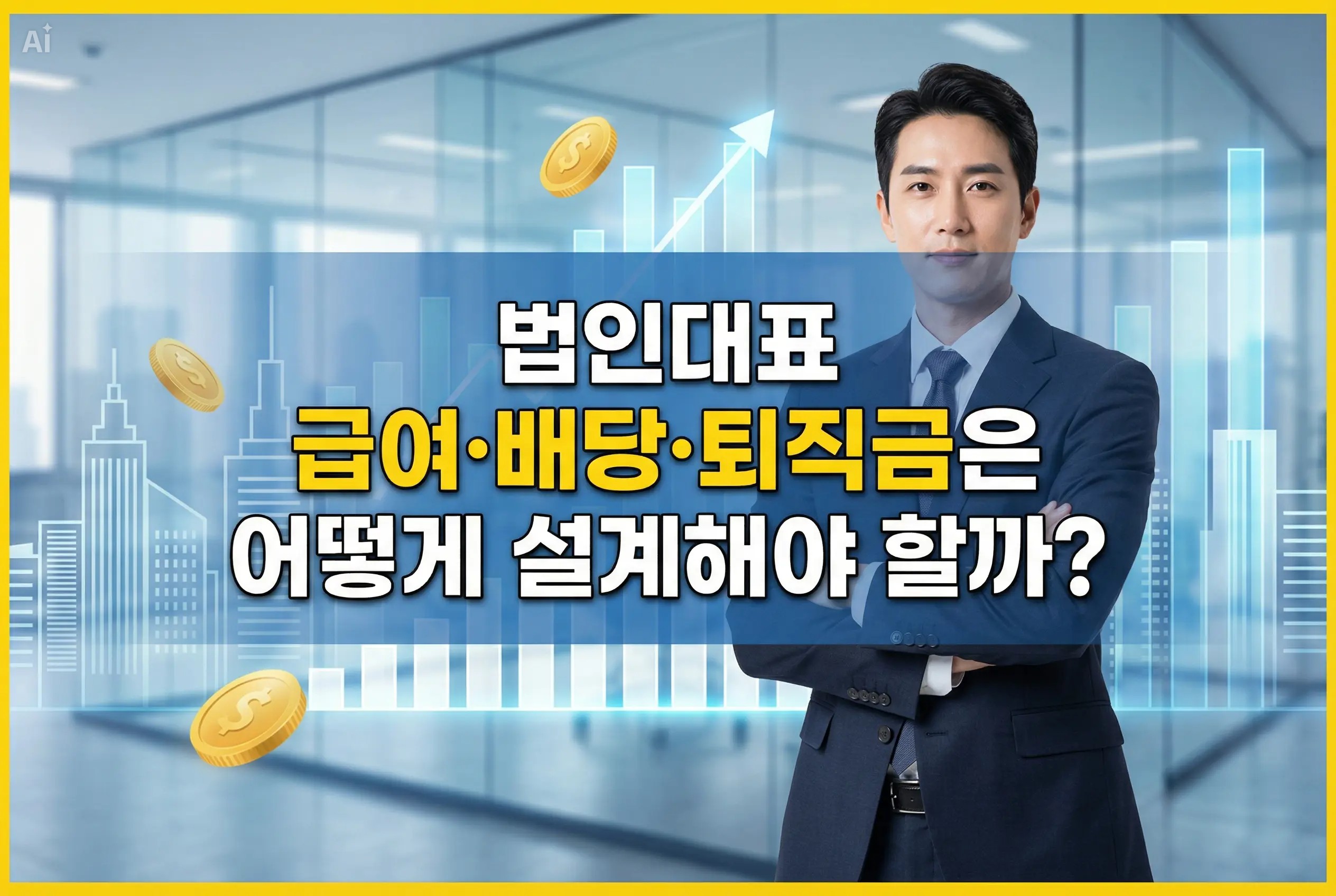 법인대표 급여&middot;배당&middot;퇴직금은 어떻게 설계해야 할까?