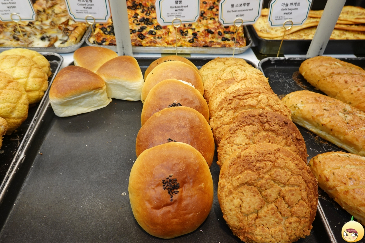 슈크림 & 팥 & 팥소보루 빵