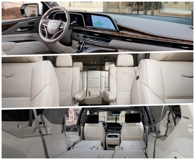 캐딜락 에스칼레이드 ESV 내부 이미지 사진