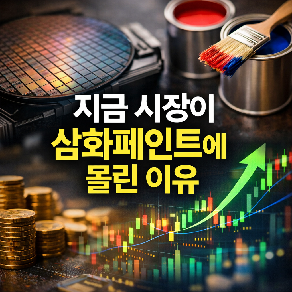 삼화페인트 주가 폭등 이유