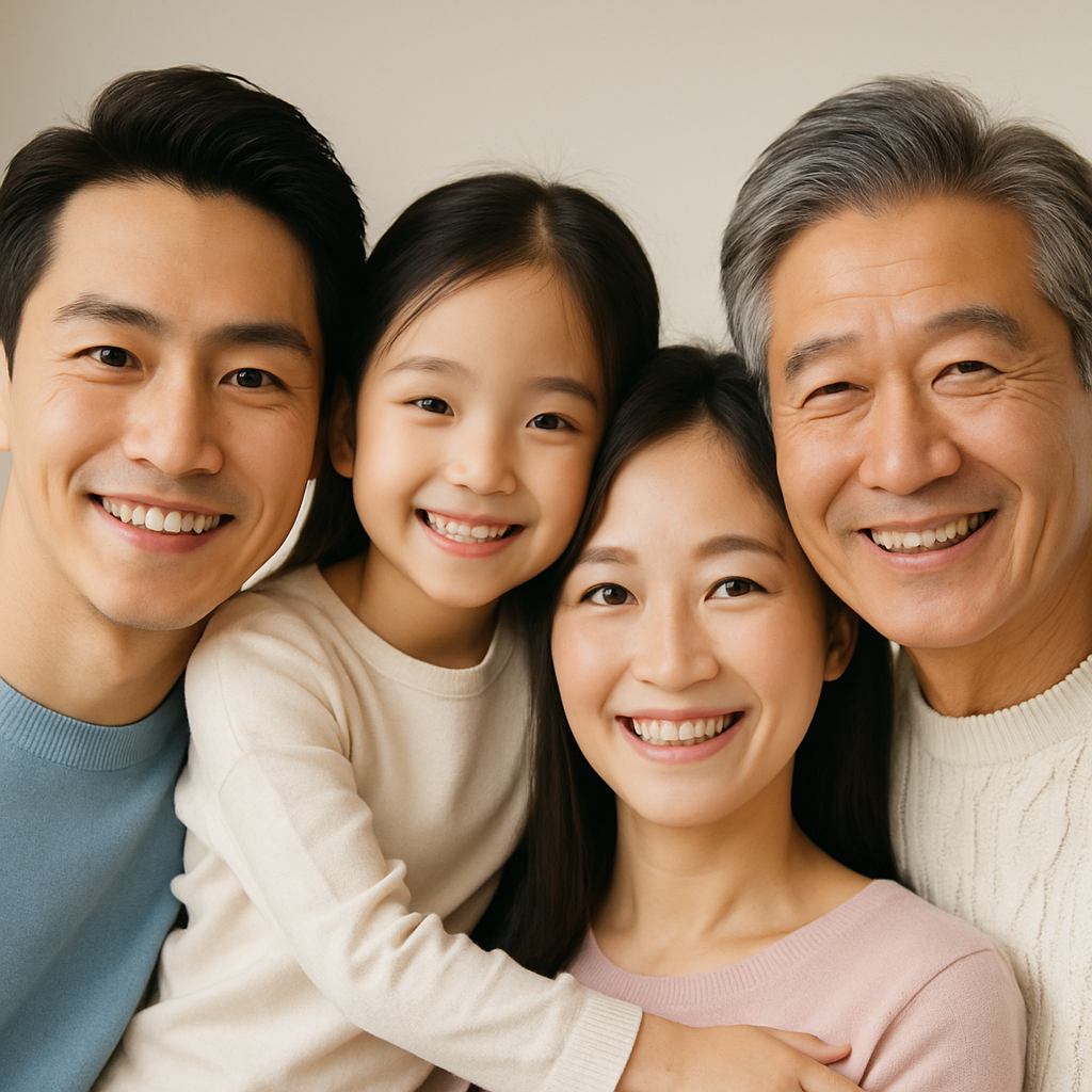 부부-아이-할아버지가-함께-있는-가족