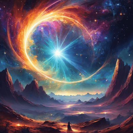 펄서와 퀘이사 이미지