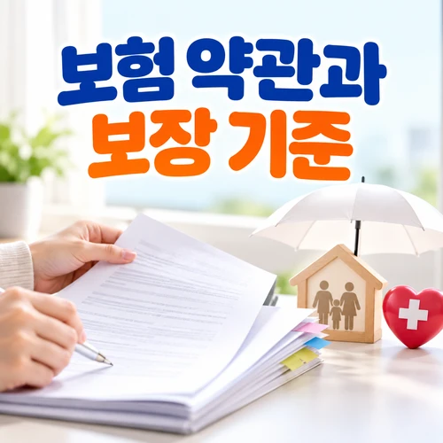 보험 약관과 보장 기준
